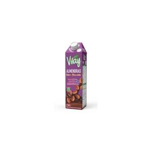 Bebida Almendra Chocolate Vilay Cartón 1L